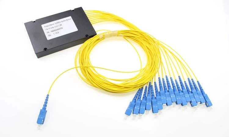 מפצל סיבים אופטיים PLC 1x16