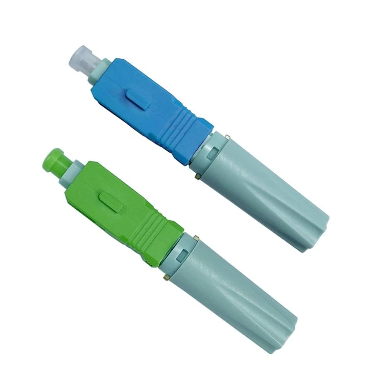 מחבר מהיר סיב אופטי FTTH SC משובץ מראש