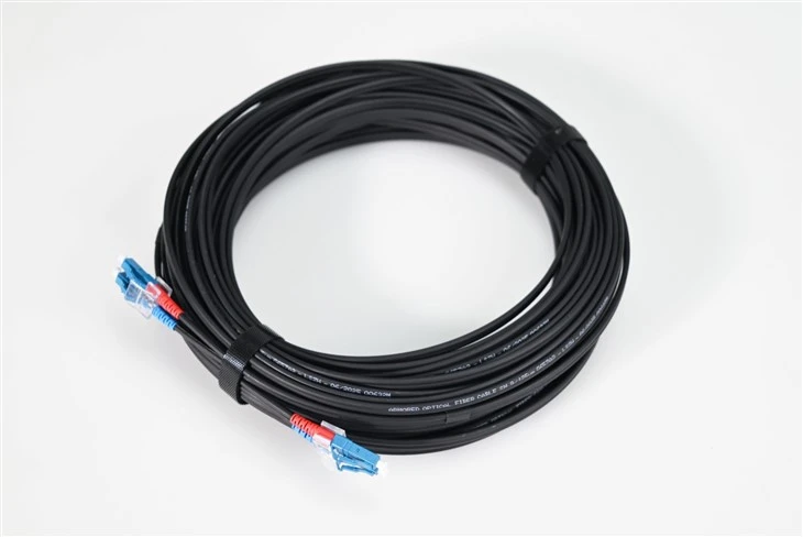LC UPC Simplex Black Singlemode Fiber Patch Cable for High-Density SFF Connections suppliers